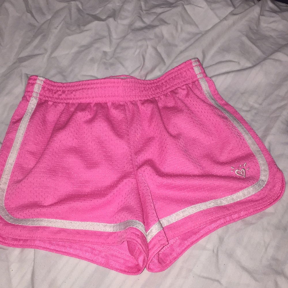 Girls justice pink shorts